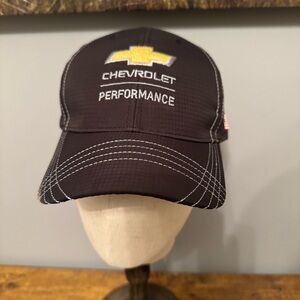 Chevrolet Performance 2018 Marketing Team Hat Black White Stitch USA Flag